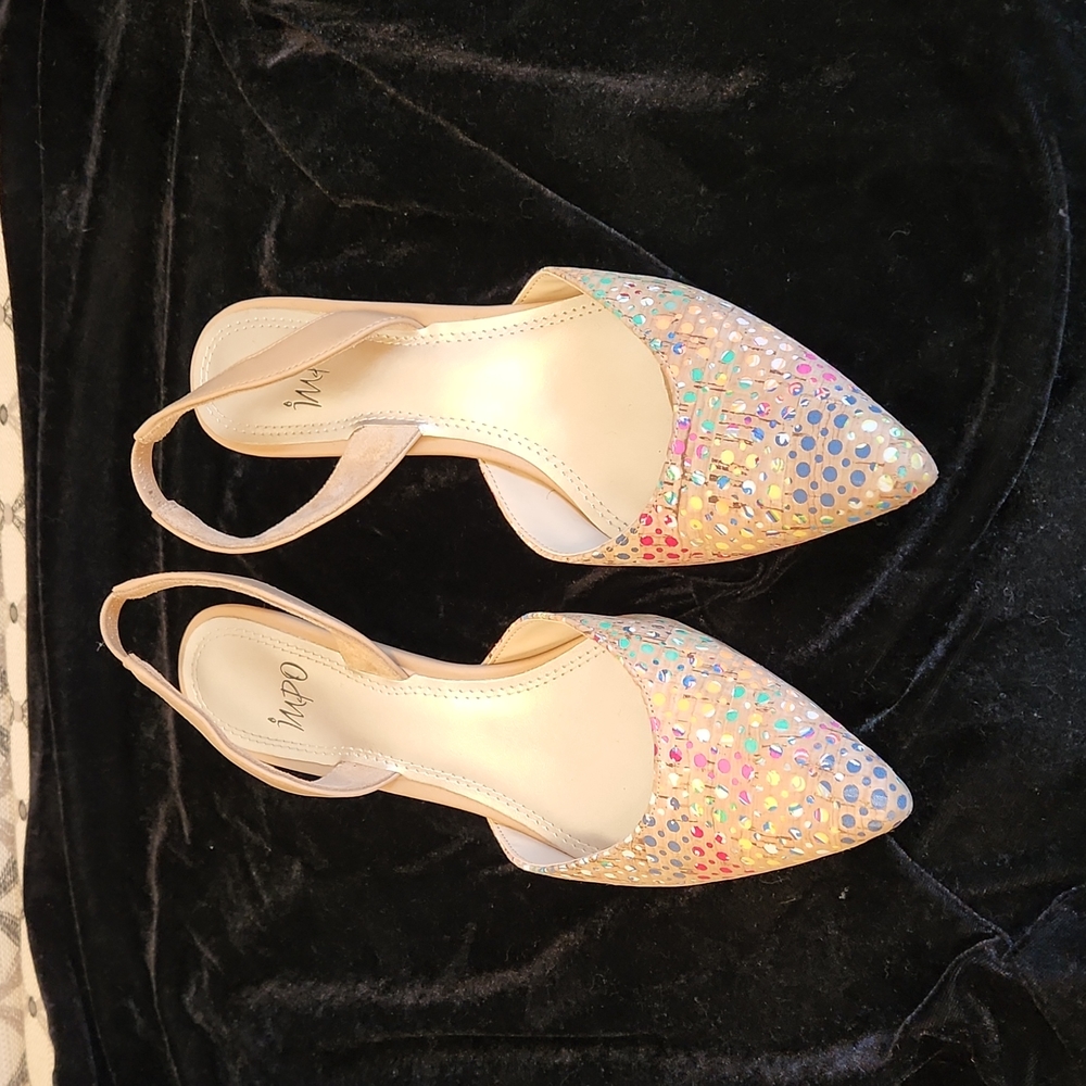 Impo cork slingbacks